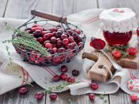 Quantas calorias tem os cranberries congelados?